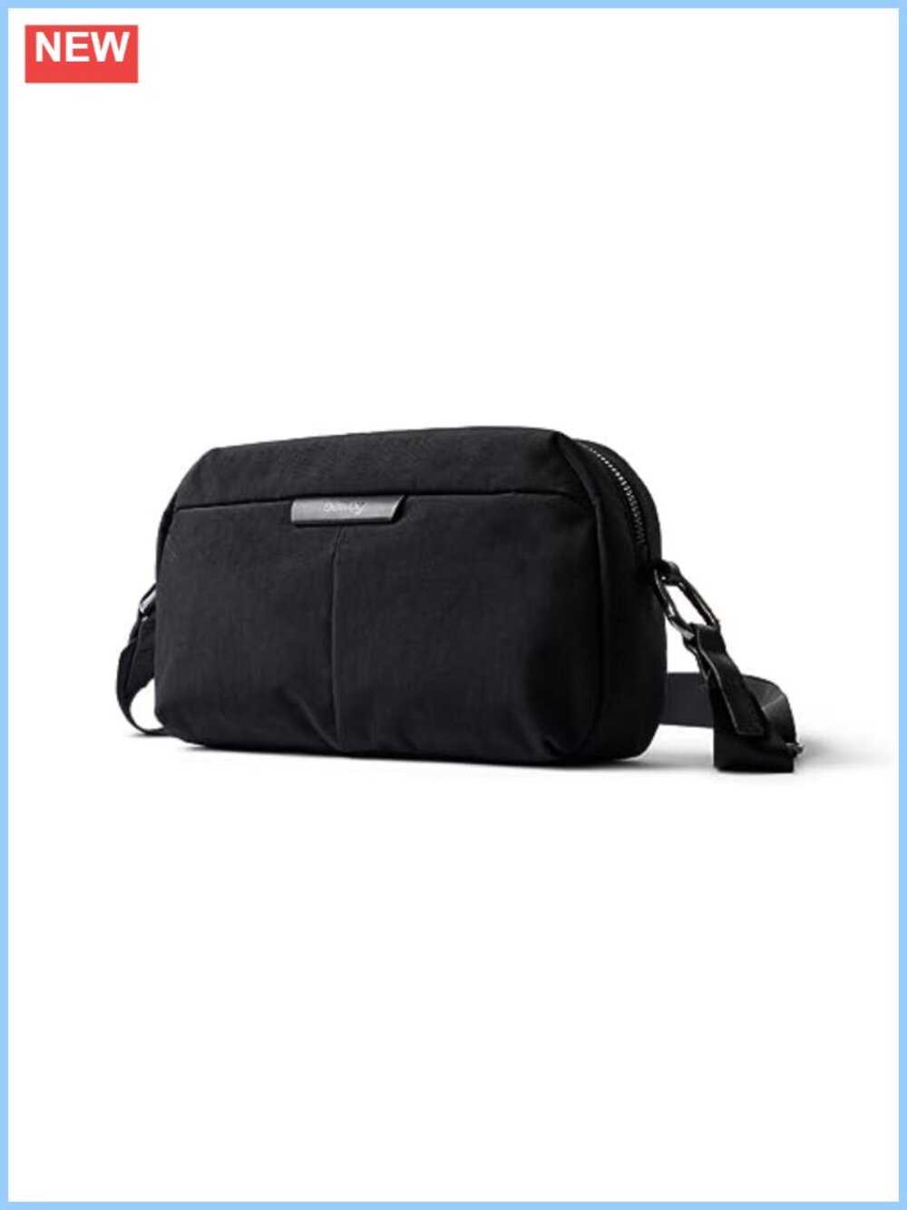 Crossbody Bag Water Resistant Recycled Fabric Everyday Shoulder Bag